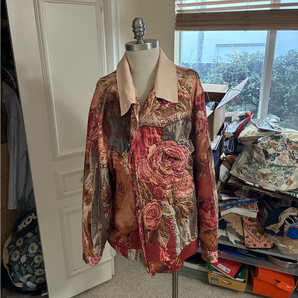 Floral Patchwork Jacket - image 1